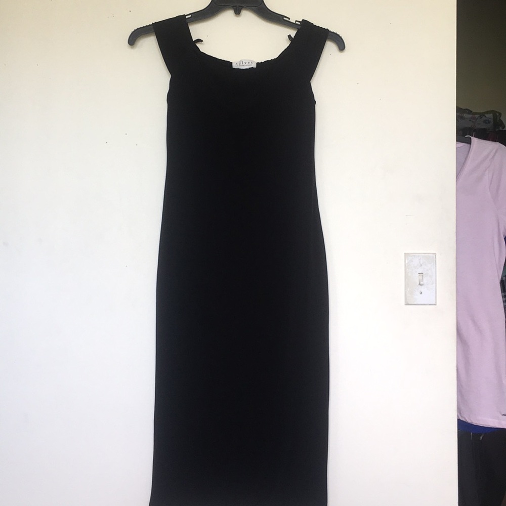 Brand new!!Velvet by Graham & Spencer black evening dress
